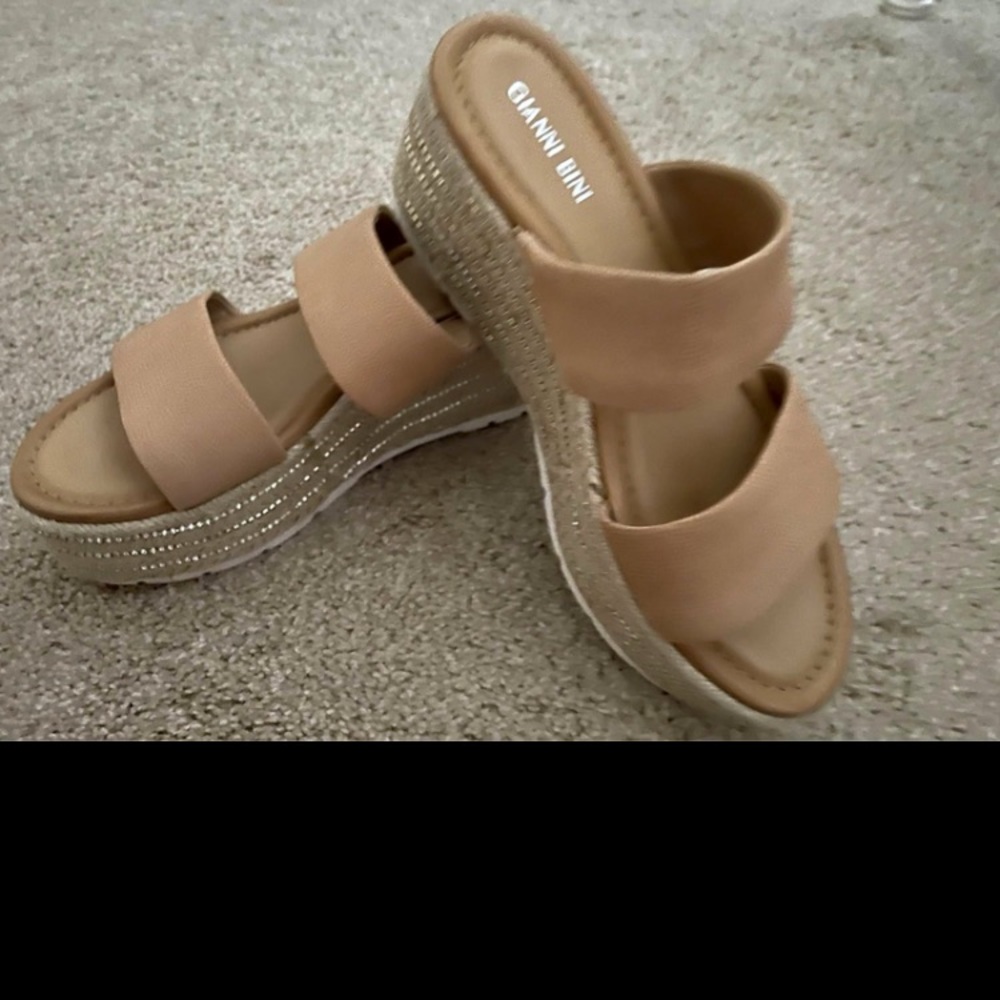 Platform espadrilles like new condition